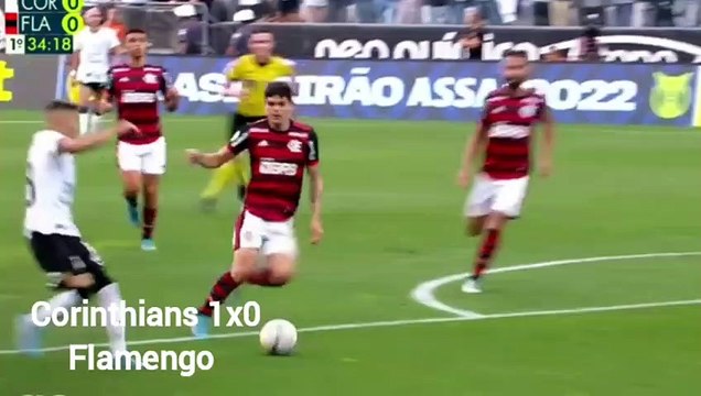 Corinthians 1x0 Flamengo - 16ª rodada do Brasileirão 2022