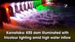 Karnataka: KRS dam illuminated with tricolour lighting amid high water inflow