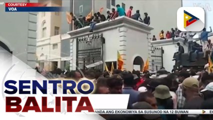 Sri Lankan protesters, ‘di aalis sa tirahan ng kanilang presidente at prime minister hanggang magbitiw ang mga ito pwesto