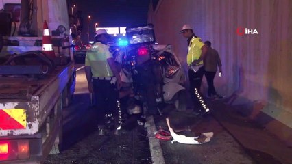 D-100 Karayolunda feci kaza: 3'ü ağır 5 yaralı