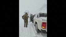 Fuertes tormentas de nieve en el centro de Chile causan problemas en las carreteras