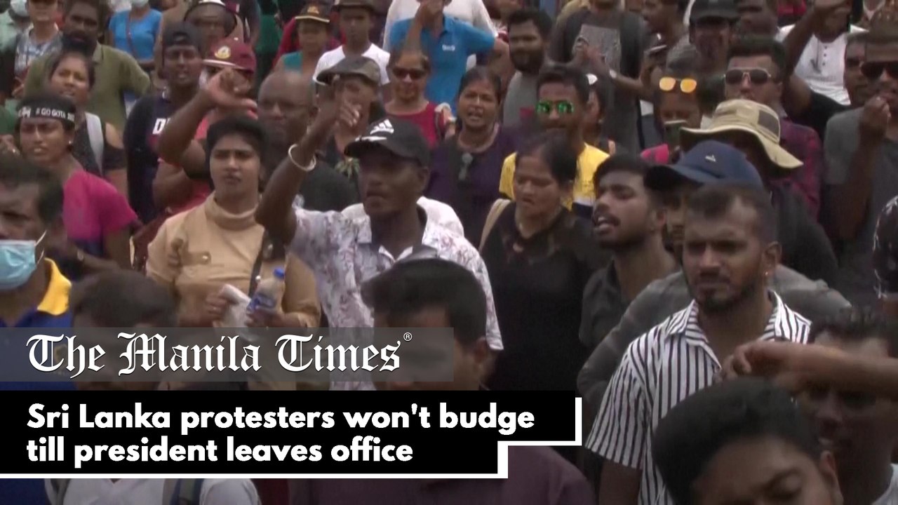 Sri Lanka protesters won't budge till president leaves office