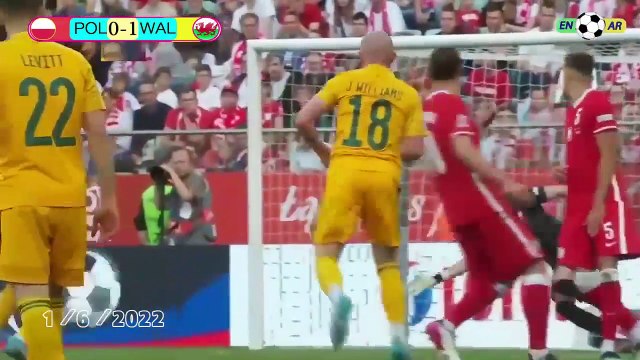 Polonia 2-1 wales بولندا2-1ويلز UEFA Nations League2022