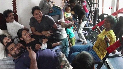 Bawa Keluarga Coba Fasilitas Gym Kediaman Presiden Sri Lanka