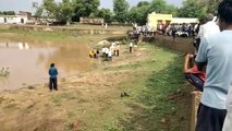 जोहड़ में नहाते उतरा 55 वर्षीय शख्स, हाथ जोड़कर अभिवादन करते हुए डूबा, 14 घंटे बाद मिला शव