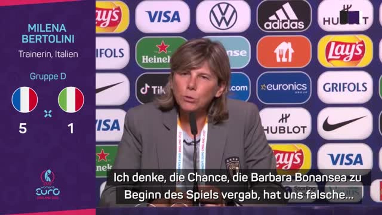 Bertolini nach Klatsche: 'Nicht auf selbem Niveau'