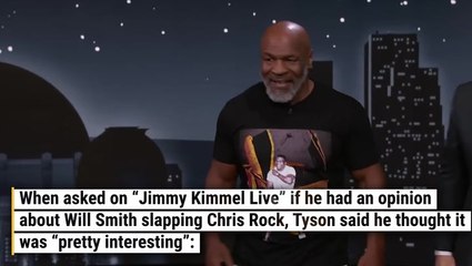 Mike Tyson Weighs In On Will Smith Slapping Chris Rock At The Oscars