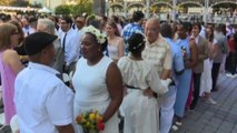 Matrimonio di gruppo a New York, nozze per 500 coppie