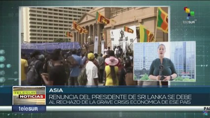 Presidente de Sri Lanka anuncia su retiro para el mes próximo