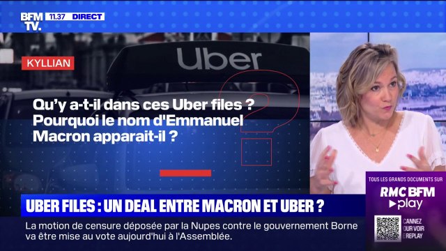 Qu'y a-t-il dans ces Uber files ? Pourquoi le nom d'Emmanuel Macron apparaît-il ? BFMTV répond à vos questions