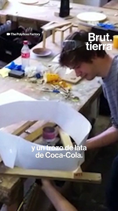 Reciclar el plástico como si fuera algodón de azúcar