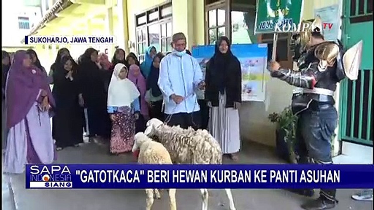 Di Hari Raya Idul Adha, Gatot Kaca Beraksi Antarkan Hewan Kurban dan Mendongeng di Panti Asuhan!