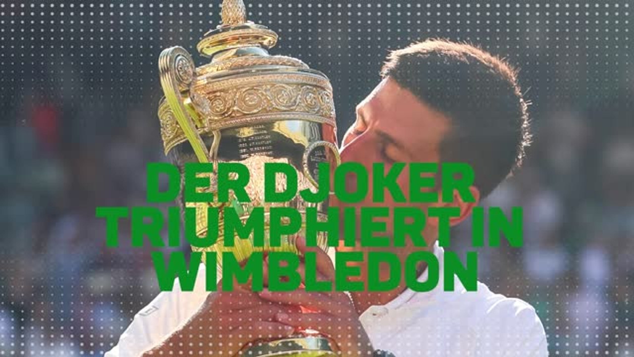 Der djoker triumphiert in wimbledon