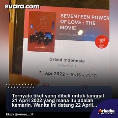 Kocak! Wanita Ini Baru Sadar Tiketnya Sudah Hangus Ketika Sampai di Bioskop
