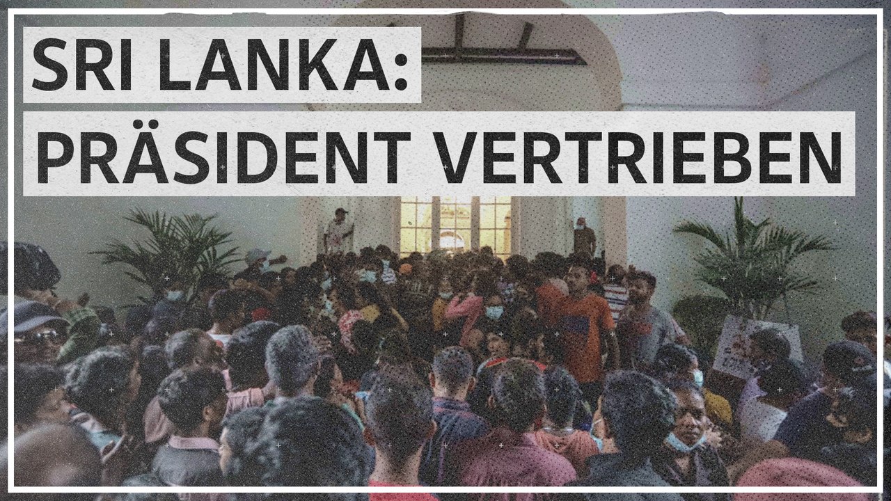 Sri Lanka: Demonstrierende vertreiben Präsidenten
