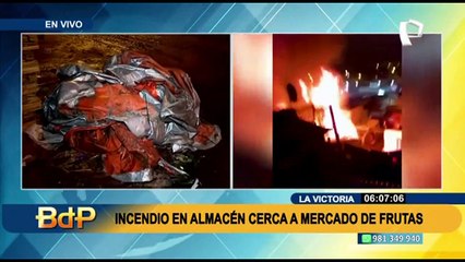 No tenían agua para controlar siniestro: Se registró incendio en La Victoria en la madrugada