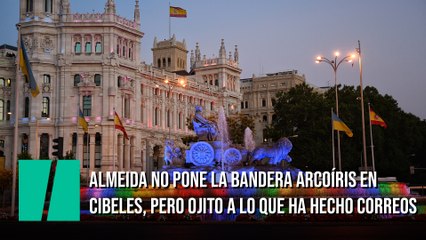 Almeida no pone la bandera arcoíris en Cibeles
