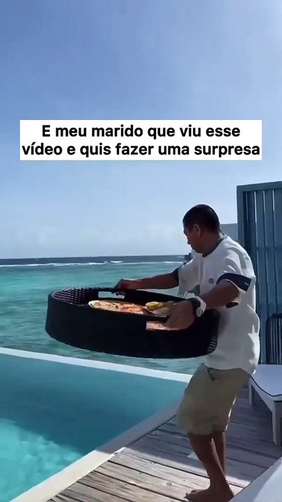 E meu marido que viu esse vídeo e quis fazer uma surpresa?
