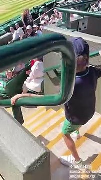 Marin, le fils d'Arnaud Clément et de Nolwenn Leroy a fait une rare apparition à Wimbledon. @ Instagram / Nolwenn Leroy