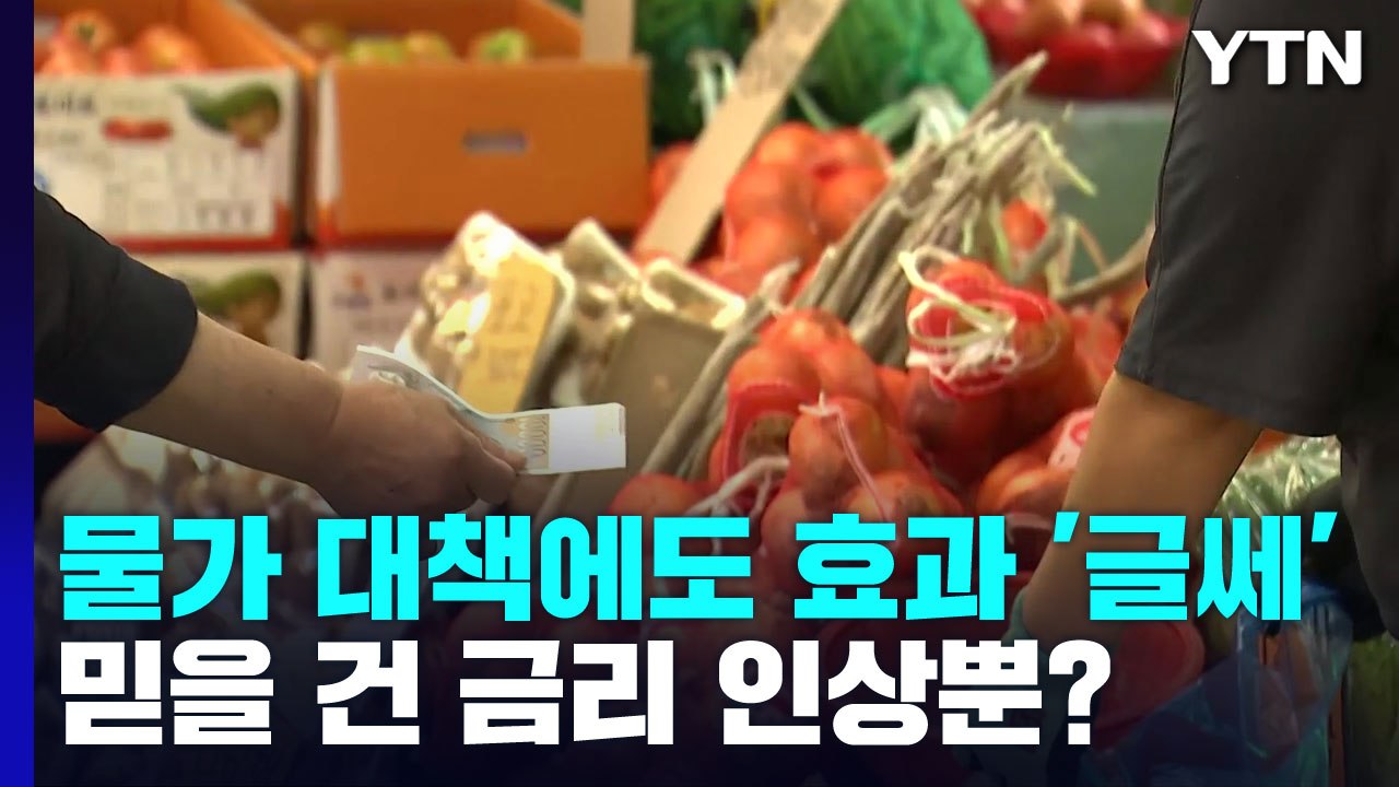 물가 대책에도 효과는 '글쎄'...믿을 건 금리 인상뿐? / YTN