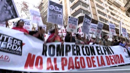 Argentine: manifestation contre le gouvernement à Buenos Aires