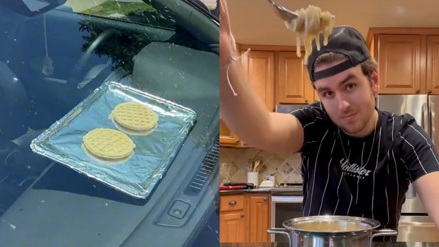 Etats-Unis : Il faire cuire de la nourriture... Grâce à son pare-brise