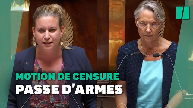 Motion de censure: LFI tente d’apparaître comme la seule opposition à Macron, Borne lui répond