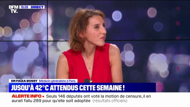 Fermer les volets en journée , porter des vêtements amples : les conseils du docteur Faïza Bossy pour supporter la canicule