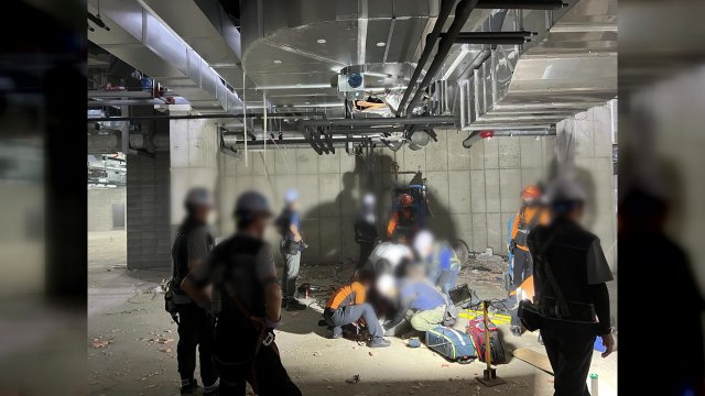 경기 과천 지식정보타운 공사 현장에서 배관 터져...3명 부상 / YTN