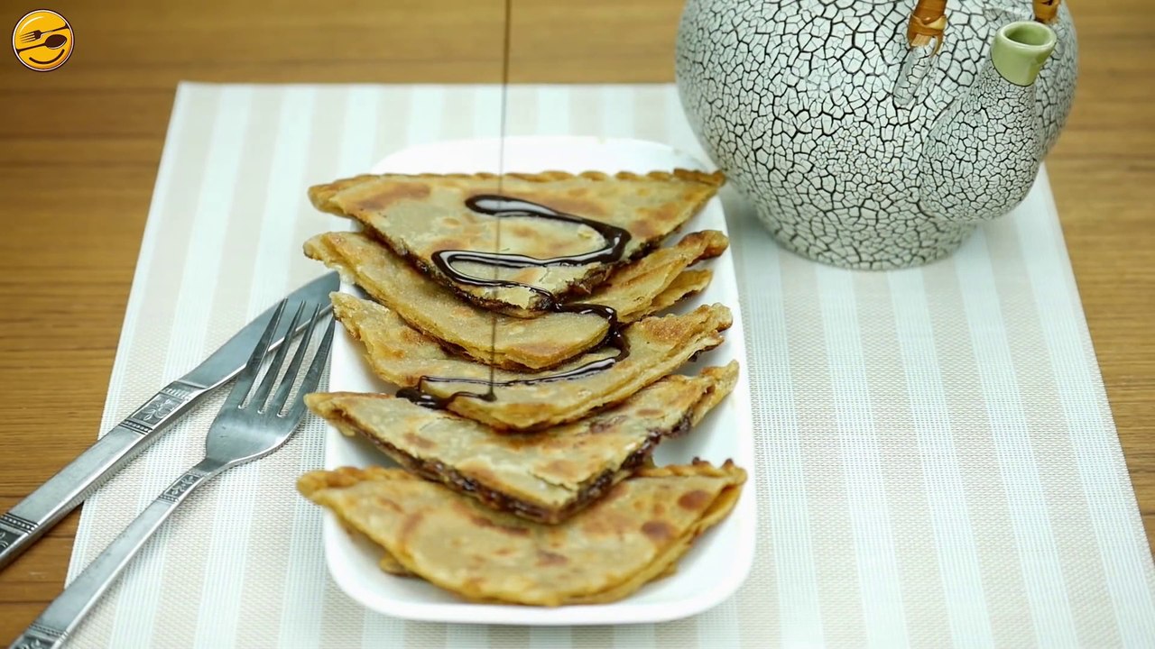 How to make Sweet Nutella, Sugar and Gurr Paratha (Busri) by Yummilicious