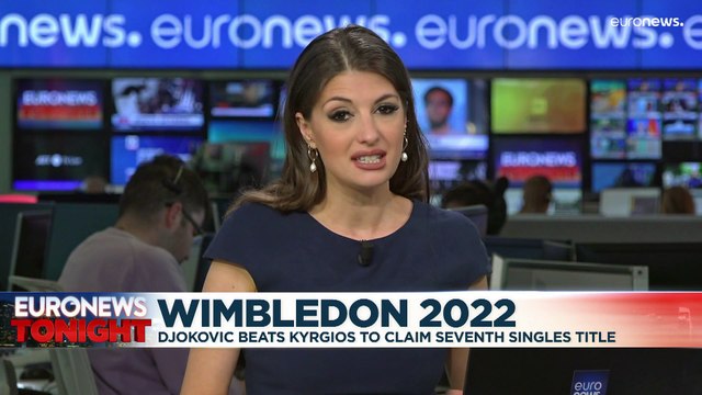 Novak Djokovic beats Nick Kyrgios in four sets to take 7th Wimbledon title and 21st Grand Slam