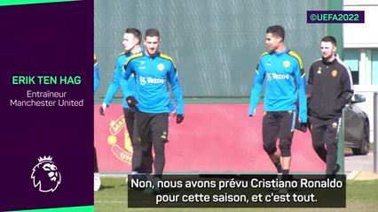Man United - Ten Hag : “Cristiano n’est pas à vendre”