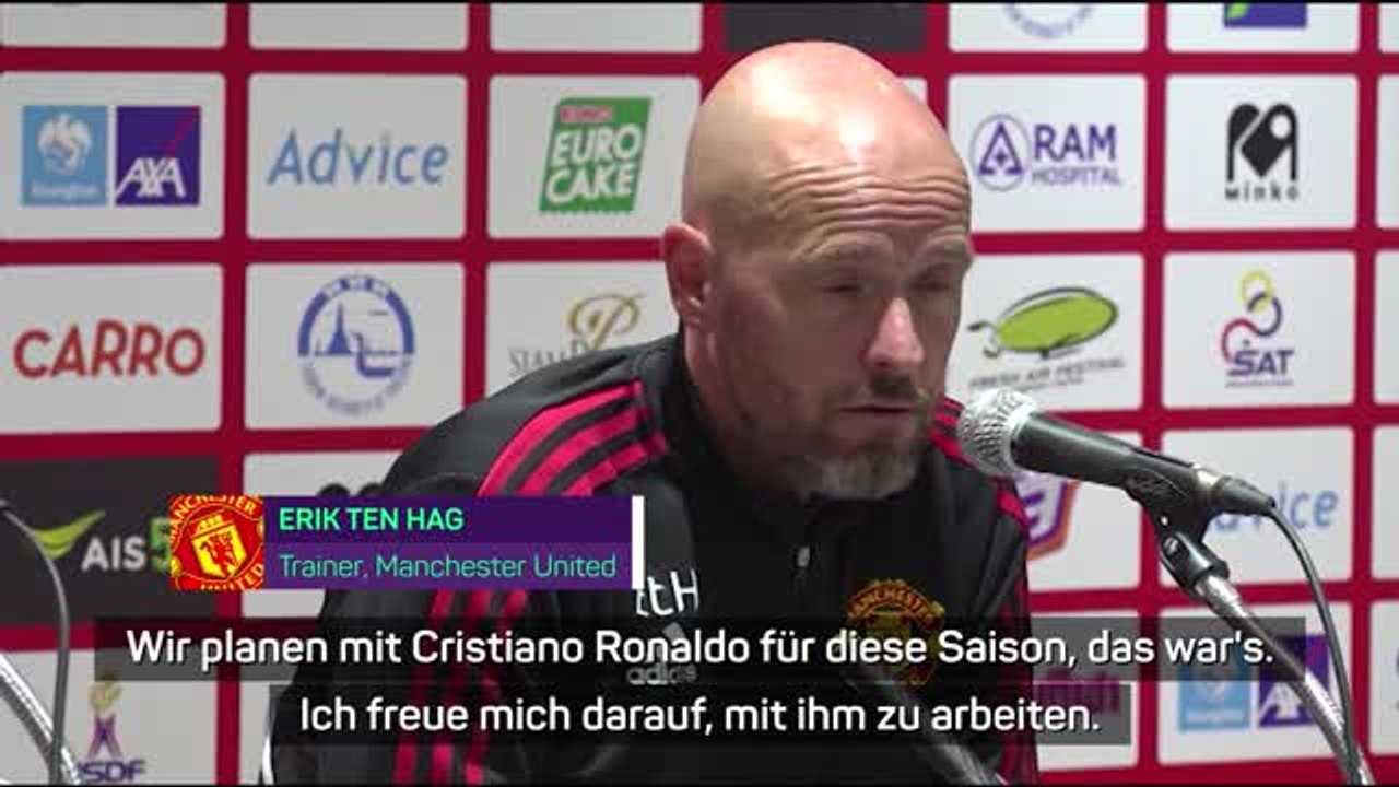 Ten Hag: "Planen mit Ronaldo"
