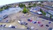 Drone footage of fire crews called to Gillingham