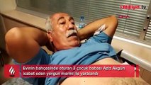 Evinde oturuyordu ne olduğunu anlamadı! Hastaneye kaldırıldı