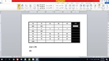 Use EXCEL FUNCTIONS in WORD