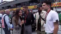 Joaquín hace de las suyas en el encuentro entre Melissa Jiménez y Marc Bartra / DAZN