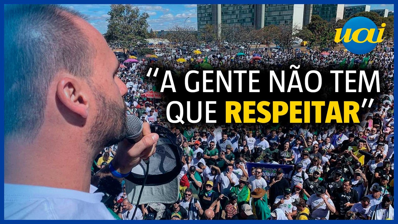 Eduardo Bolsonaro: 'Não tem que respeitar a esquerda'