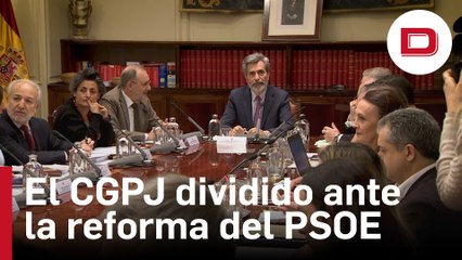Un CGPJ dividido pide al Congreso que recabe su opinión sobre la reforma del PSOE