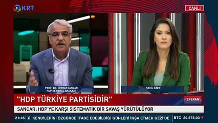 HDP Eş Genel Başkanı Sancar: 10 milyon oy alıyoruz, PKK ile bir bağımız yok