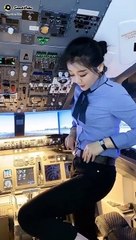 Elegant Female Pilot ✈️