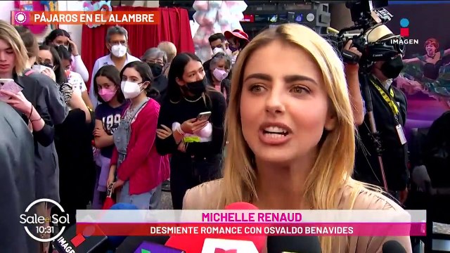 Michelle Renaud desmiente romance con Osvaldo Benavides