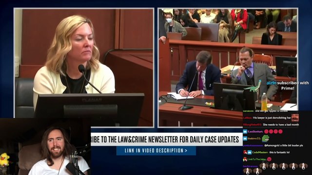 Amber Heard Psychologist Admits Johnny Depp Suffered Severe Injuries Asmongold Reacts to Trial