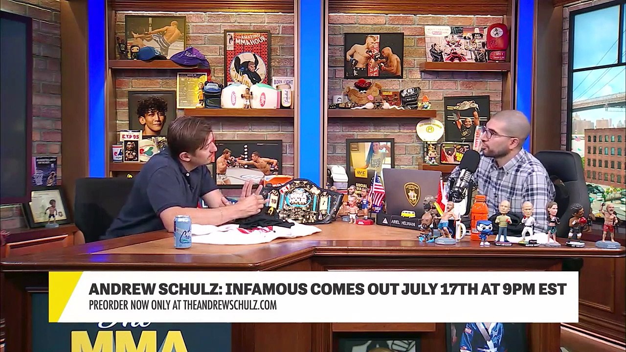 Ariel Helwani baiting the shit outta Andrew Schulz