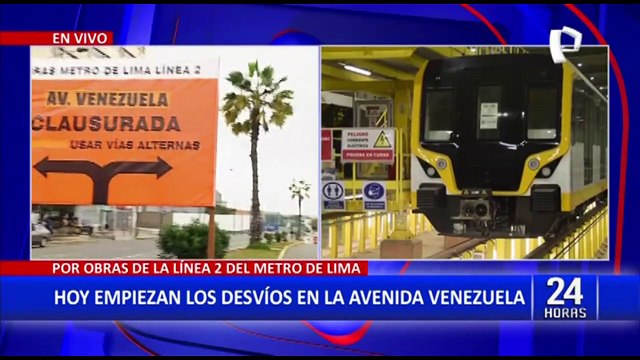 Línea 2 del Metro de Lima: conozca los desvíos por inicio de obras