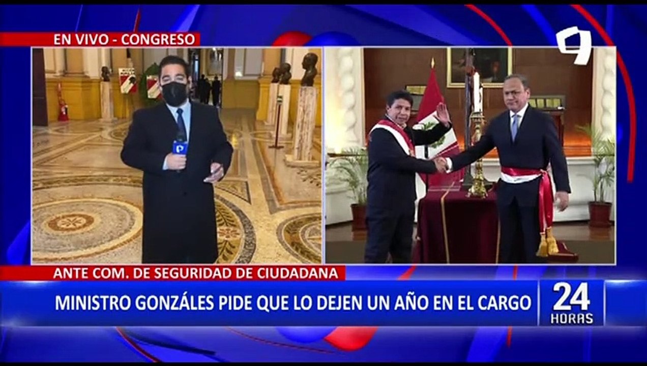 Ministro Mariano González pide que lo dejen trabajar "al menos un año"