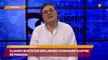 Claudio Busto fue declarado ciudadano ilustre de Posadas