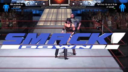 WWE SmackDown! Here Comes the Pain Sable vs Victoria