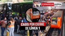 ASÍ se VIVIÓ el CAOS en el PRIMER DÍA de CIERRE de la LÍNEA 1 del METRO | ÚLTIMAS NOTICIAS