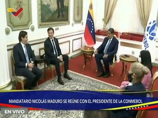 Gobierno Nacional y Conmebol se reúnen para organizar competencias de fútbol internacional